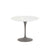 Saarinen 35" Round Dining Table Dining Tables Knoll Grey Vetro Bianco 