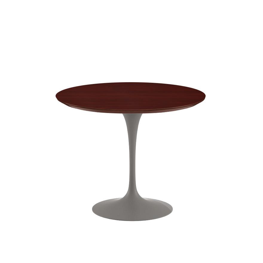 Saarinen 35" Round Dining Table Dining Tables Knoll Grey Reff Dark Cherry 