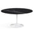 Saarinen 60" Round Dining Table Dining Tables Knoll White Nero Marquina Coated Marble 