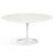 Saarinen 60" Round Dining Table Dining Tables Knoll White Vetro Bianco 