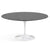 Saarinen 60" Round Dining Table Dining Tables Knoll White Ebonized Walnut 