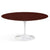 Saarinen 60" Round Dining Table Dining Tables Knoll White Reff Dark Cherry 