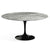 Saarinen 60" Round Dining Table Dining Tables Knoll Black Grey Satin Coated Marble 