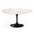 Saarinen 60" Round Dining Table Dining Tables Knoll Black Calacatta Satin Coated Marble 
