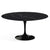 Saarinen 60" Round Dining Table Dining Tables Knoll Black Nero Marquina Satin Coated Marble 