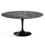 Saarinen 60" Round Dining Table Dining Tables Knoll Black Grigio Marquina marble, Shiny finish 