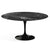 Saarinen 60" Round Dining Table Dining Tables Knoll Black Portoro marble, Shiny finish 
