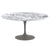Saarinen 60" Round Dining Table Dining Tables Knoll Grey Arabescato Coated Marble 