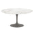 Saarinen 60" Round Dining Table Dining Tables Knoll Grey Calacatta Satin Coated Marble 