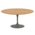 Saarinen 60" Round Dining Table Dining Tables Knoll Grey Light Oak Veneer 