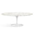 Saarinen 78" Oval Dining Table Medium Dining Tables Knoll White Calacatta marble, Satin finish 