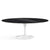 Saarinen 78" Oval Dining Table Medium Dining Tables Knoll White Nero Marquina marble, Shiny finish 