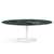 Saarinen 78" Oval Dining Table Medium Dining Tables Knoll White Verde Alpi marble, Shiny finish 