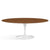 Saarinen 78" Oval Dining Table Medium Dining Tables Knoll White Light Walnut 