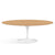 Saarinen 78" Oval Dining Table Medium Dining Tables Knoll White Light Oak 