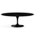 Saarinen 78" Oval Dining Table Medium Dining Tables Knoll Black Black laminate, Satin finish 
