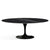 Saarinen 78" Oval Dining Table Medium Dining Tables Knoll Black Nero Marquina marble, Shiny finish 