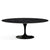 Saarinen 78" Oval Dining Table Medium Dining Tables Knoll Black Nero Marquina marble, Satin finish 