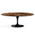 Saarinen 78" Oval Dining Table Medium Dining Tables Knoll Black Espresso marble, Shiny finish 