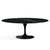 Saarinen 78" Oval Dining Table Medium Dining Tables Knoll Black Black Andes, Granite 