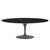 Saarinen 78" Oval Dining Table Medium Dining Tables Knoll Grey Nero Marquina marble, Satin finish 