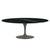 Saarinen 78" Oval Dining Table Medium Dining Tables Knoll Grey Black Andes, Granite 