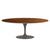 Saarinen 78" Oval Dining Table Medium Dining Tables Knoll Grey Rosewood 