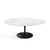 Saarinen Coffee Table - 42” Oval Dining Tables Knoll Black Calacatta marble, Satin finish 