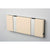 Knax Horizontal Colored Coat Hook Coat Hooks Loca 2 hooks Aluminum Desert Sand