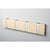 Knax Horizontal Colored Coat Hook Coat Hooks Loca 4 hooks Aluminum Desert Sand
