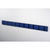 Knax Horizontal Colored Coat Hook Coat Hooks Loca 10 hooks Black Sapphire