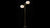 Alba Floor Lamp Floor Lamps Oluce 2 Lights Satin Brass 