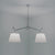 Tolomeo Double Shade Suspension Lamp hanging lamps Artemide 17" Fiber 