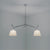 Tolomeo Double Shade Suspension Lamp hanging lamps Artemide 12" Parchment 