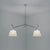 Tolomeo Double Shade Suspension Lamp hanging lamps Artemide 14" Parchment 