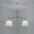 Tolomeo Double Shade Suspension Lamp hanging lamps Artemide 17" Parchment 