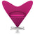 Panton Heart Chair lounge chair Vitra Tonus - Hibiscus (55) 