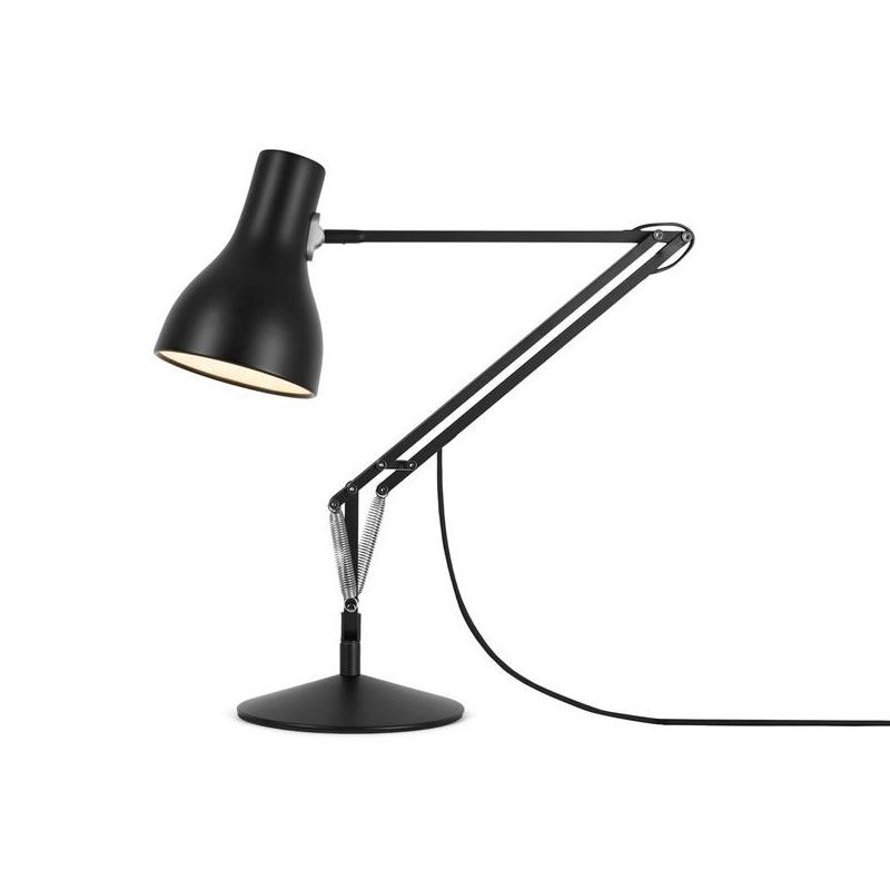 Type 75 Desk Lamp Desk Lamp Anglepoise Jet Black 