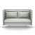 Alcove 2 Seater Sofa Sofa Vitra 