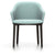 Softshell Chair - Four-Leg Base Side/Dining Vitra Chocolate Glides For Carpet Plano_Ice Grey-79