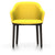 Softshell Chair - Four-Leg Base Side/Dining Vitra Chocolate Glides For Carpet Plano_Yellow/Mustrard-85