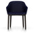 Softshell Chair - Four-Leg Base Side/Dining Vitra Chocolate Glides For Carpet Plano_Dark Blue/Brown-86