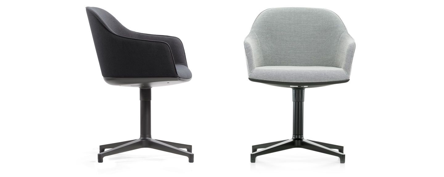 Softshell Chair - Four Star Base Side/Dining Vitra 