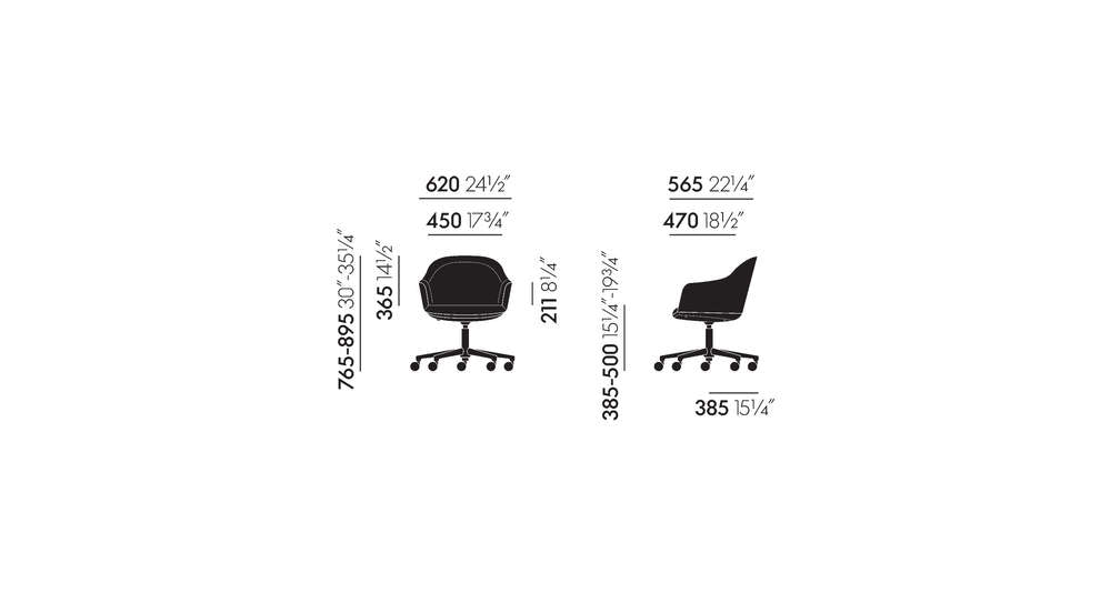 Softshell Chair - Task Chair task chair Vitra 