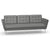Suita Three-Seater Sofa with Tufted Cushions Sofa Vitra 