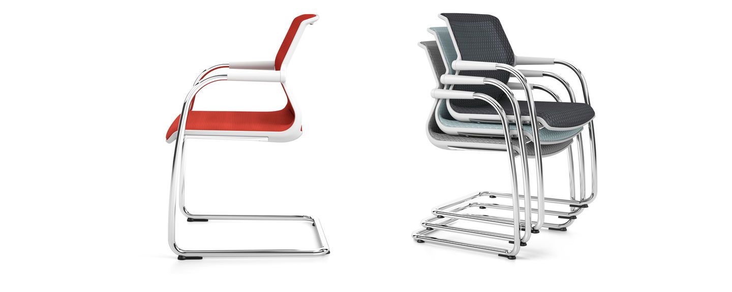 Unix Office Chair - Cantilever Base Office Chair Vitra 