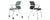 Unix Office Chair - Four Legged Base Office Chair Vitra 