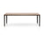 Plate Rectangular Table Coffee Tables Vitra 44.5"L x 28" W - Walnut top - chocolate base 