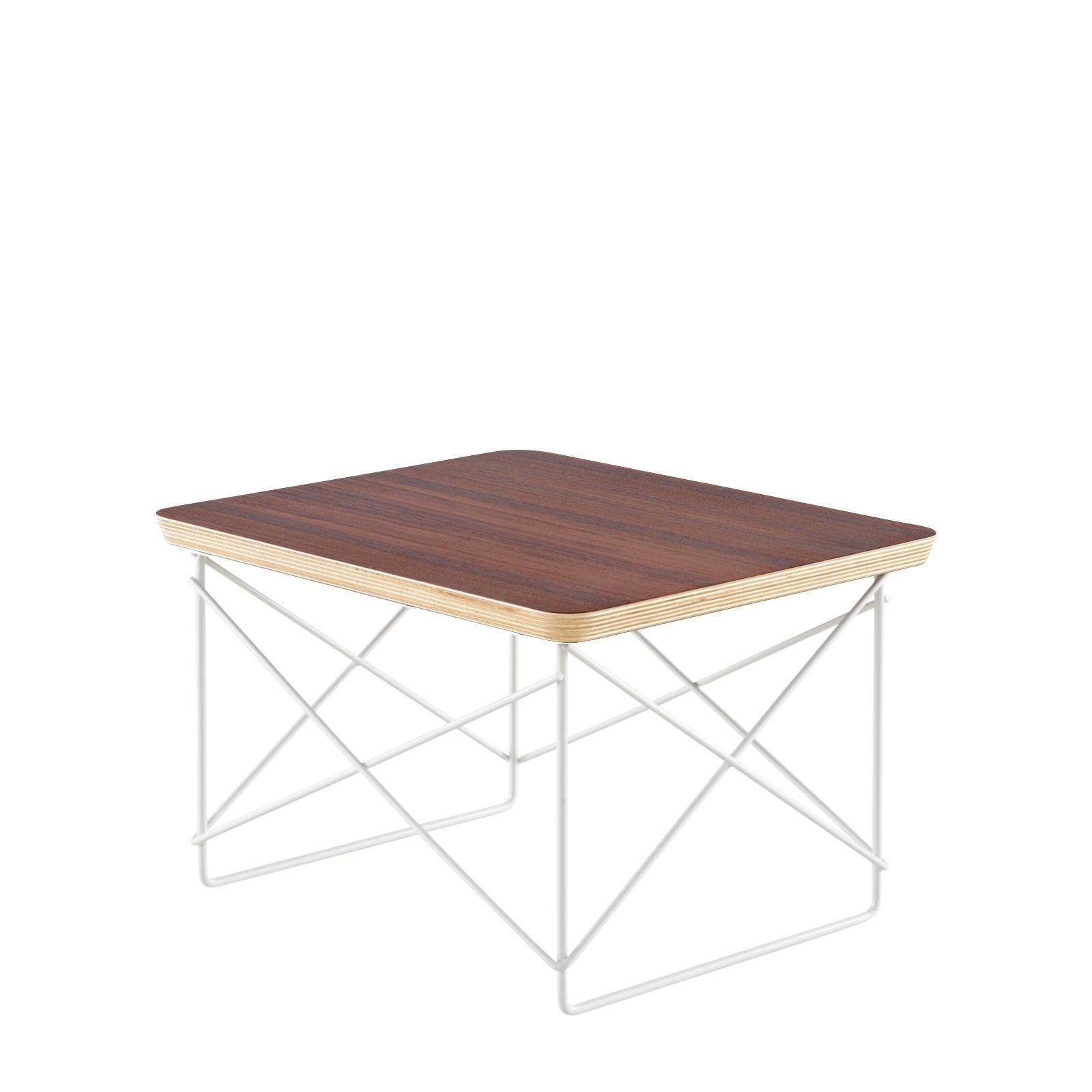 Eames Wire Base Low Table side/end table herman miller Walnut +$95.00 Studio White 