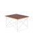 Eames Wire Base Low Table side/end table herman miller Walnut +$95.00 Studio White 